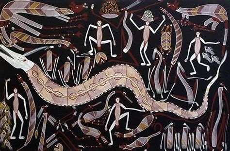 Rainbow Serpent in Aboriginal Art & Culture