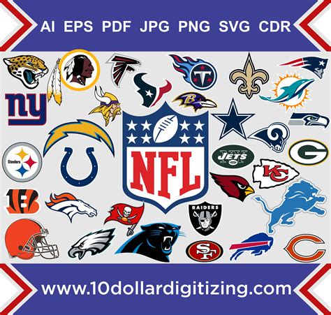 Nfl Team Logos Vector at Vectorified.com | Collection of Nfl Team Logos ...