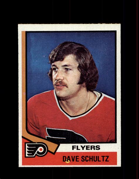 1974 DAVE SCHULTZ TOPPS #196 FLYERS *4772 - OPC Baseball.com