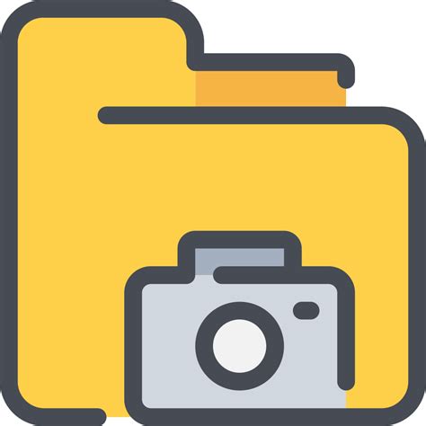 Camera, document, folder, media, photography icon - Free download