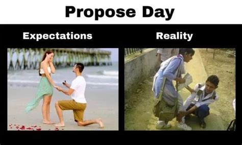 20 Hilarious Expectations Vs Reality Memes | Propose day, Expectation vs reality, Funny school jokes