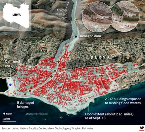 Libya flooding: Death toll soars to 11,300 in Derna, says aid group | World News - The Indian ...