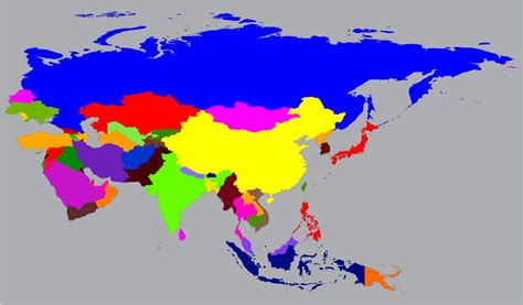Asia Physical Map Ga Asia Map Wall Maps Colorful Map - vrogue.co