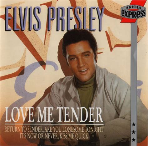 Elvis Presley – Love Me Tender – CD (Compilation, Stereo), 1989 ...