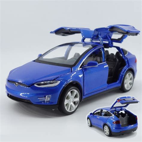 2020 1:32 ALL New Tesla Model X S Alloy Car ModelX Diecasts Toy ...