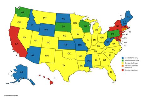 Constitutional Carry States Map 2022 - World Map