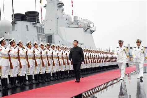 Xi Jinping makes maritime peace call as Chinese navy powers up for 70th ...