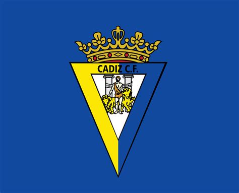 Cadiz CF Club Logo Symbol La Liga Spain Football Abstract Design Vector Illustration With Blue ...