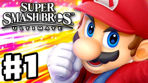 Super Smash Bros Ultimate - Gameplay Walkthrough Part 1 - Mario! Spirits & Classic (Nintendo ...