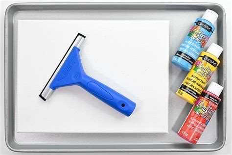 Squeegee Painting | How to Paint with a Squeegee (as seen on TikTok!)