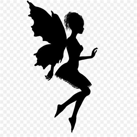 Silhouette Drawing Fairy Clip Art, PNG, 1000x1000px, Silhouette, Black And White, Dancer, Decal ...