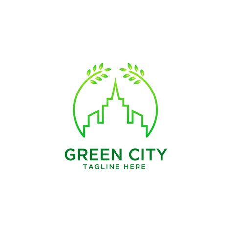 green city logo design template vector 4908906 Vector Art at Vecteezy