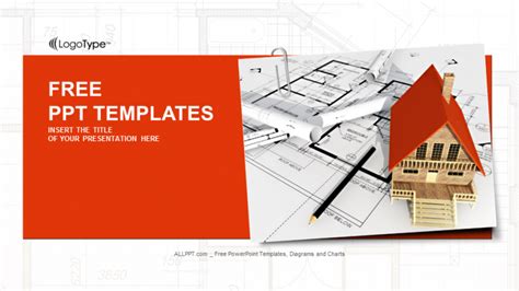 House Building Project-Real Estate PowerPoint Templates