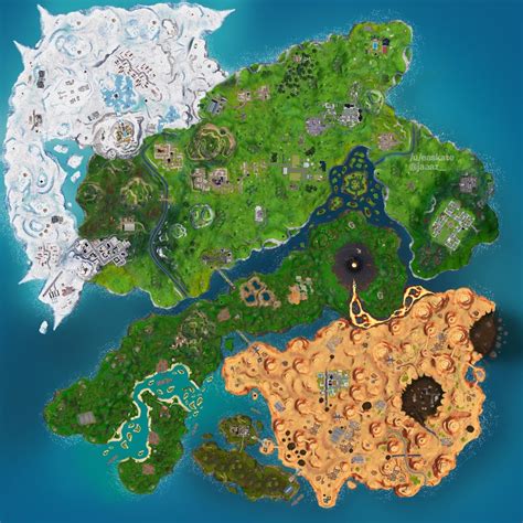 Fortnite Islands Map Concept! Featuring New and Old POIs! : FortNiteBR