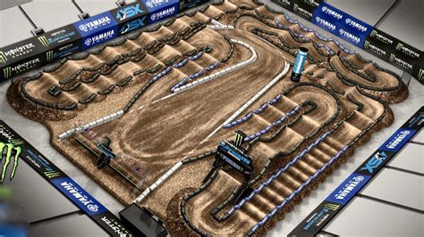 SAN DIEGO SUPERCROSS: TAKE AN ANIMATED LAP OF THE SNAPDRAGON STADIUM TRACK - Motocross Action ...