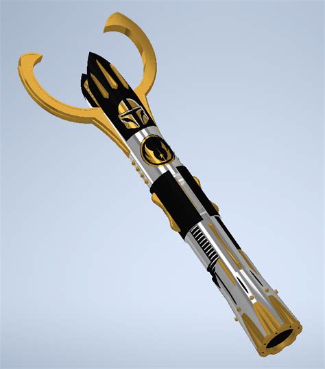 STL file Mandalorian Jedi Lightsaber ・3D printable design to download・Cults