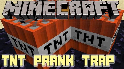 Minecraft - TNT Prank Trap - YouTube