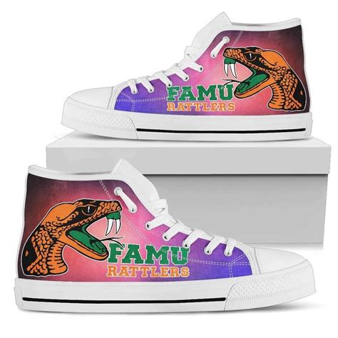 Famu Rattlers Canvas Hightop The Florida A&M Rattlers | Etsy