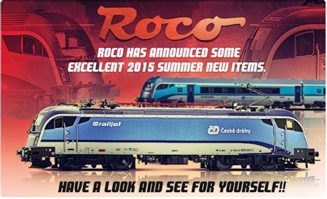 Roco New 2015 summer items! Ho Model Trains, Train Companies, European Models, Lgb, Piko, Hobby ...