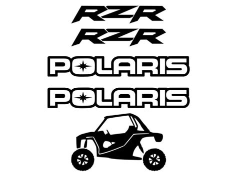 For Polaris RZR decals 5 stickers xp 900 800 1000 570 decal sticker-in Car Stickers from ...