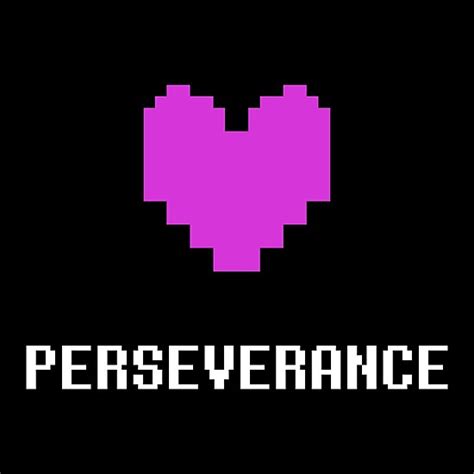 "Perseverance (Undertale)" Photographic Print by krimzen | Redbubble