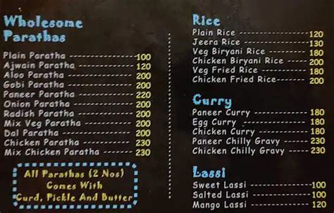 Menu of Fusion Cafe, Shahibagh, Ahmedabad