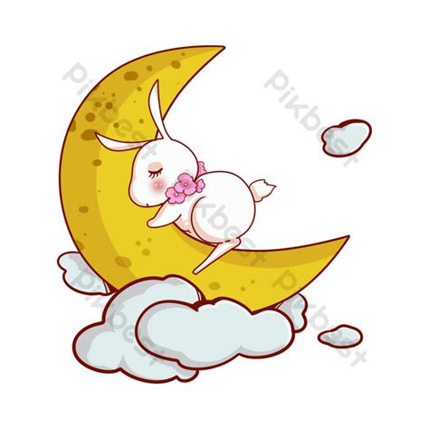 Drawing Bunny Sleeping Illustration PNG Images | PSD Free Download ...