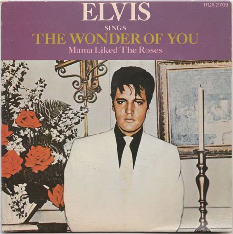 Elvis Presley – The Wonder Of You (1977, Vinyl) - Discogs