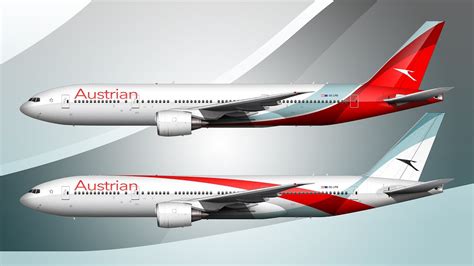 Watch me create two Austrian Airlines livery concepts from scratch ...