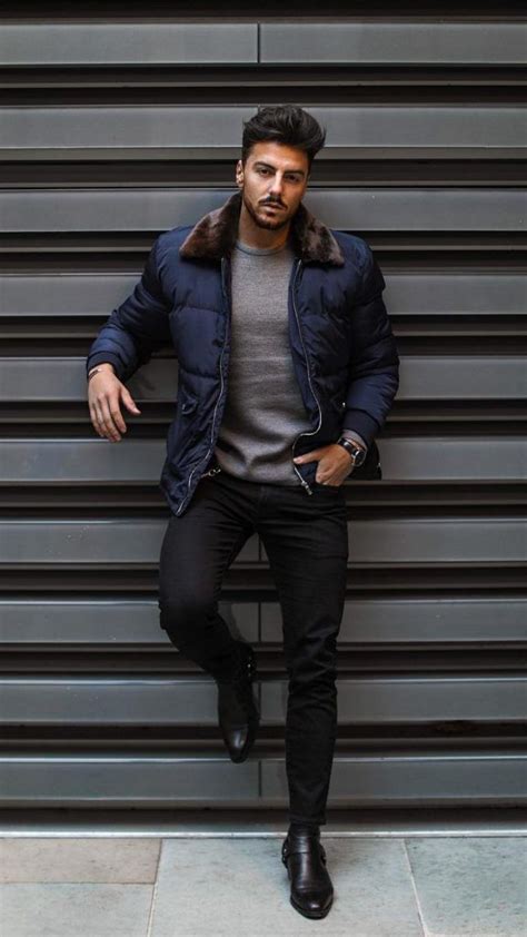 5 Stylish Winter Outfits For Men | Winter outfits men, Smart casual ...