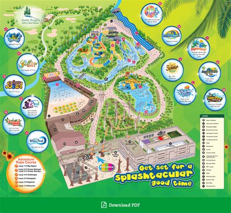 Park Map | Plan Your Visit | Austin Heights Water & Adventure Park