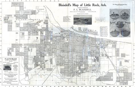 Little Rock Map, 1913 - Encyclopedia of Arkansas