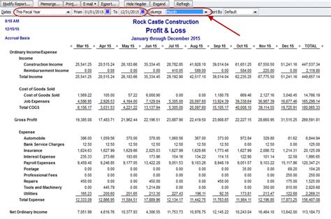 How to create a monthly Profit & Loss report in QuickBooks - Long for Success, LLC