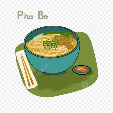 Pho Food Clipart Vector, Vietnam Food Pho Bo, Vietnam, Vietnamese, Vietnam Food PNG Image For ...