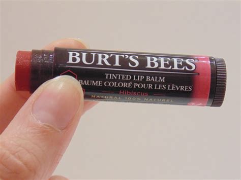 Burt's Bees Tinted Lip Balm - Hibiscus - Melanie's Fab Finds