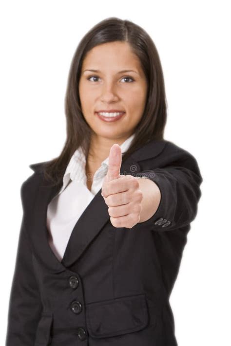 Thumbs-up,left hand stock photo. Image of company, businesswoman - 6583416