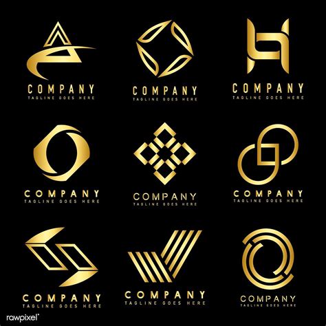 Set of company logo design ideas vector | premium image by rawpixel.com ...