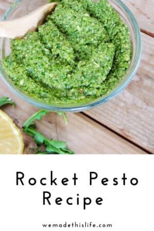 Rocket Pesto Recipe (Arugula Pesto)