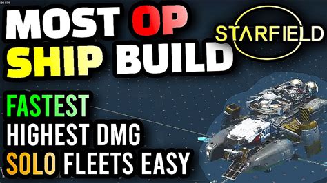 Starfield - The BEST Ships to BUILD for NEW PLAYERS, How to WIN all ...