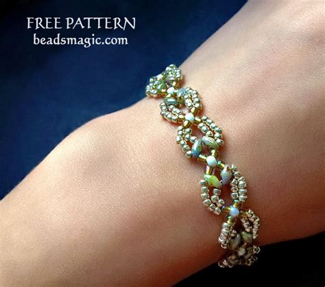 Free pattern for bracelet Shalimar | Beads Magic