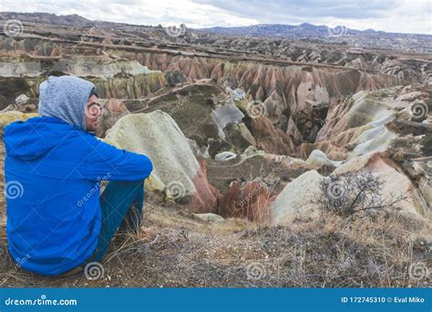 Tour around Kapadokya stock photo. Image of blue, mountain - 172745310