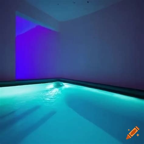 Basement pool in minimalist architecture on Craiyon