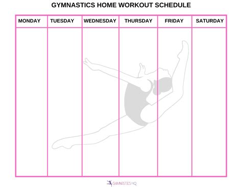 Establishing a New Home Gymnastics Routine | Gymnastics routines, Home ...