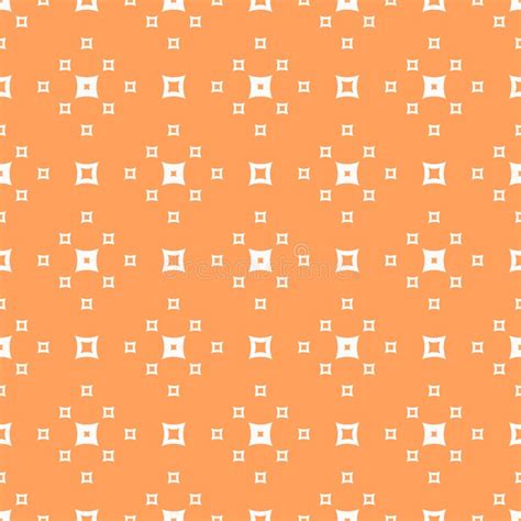 Vector Minimalist Orange Geometric Seamless Pattern with Small Squares ...