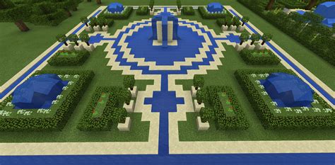 Minecraft Fountain Garden Maze | Minecraft garden, Minecraft fountain, Minecraft farm