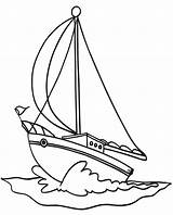 sailing boat coloring Page  Clip Art Library sketch template
