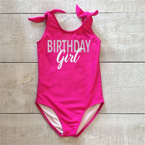 Birthday Girl Swimsuit Birthday Girl Swimwear | Etsy