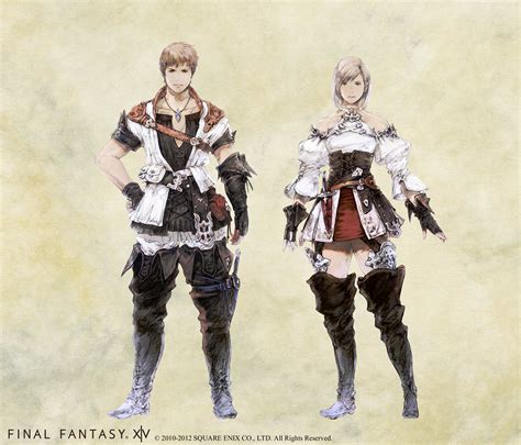 Square Enix reveals new character concept art for Final Fantasy XIV 2.0 | RPG Site