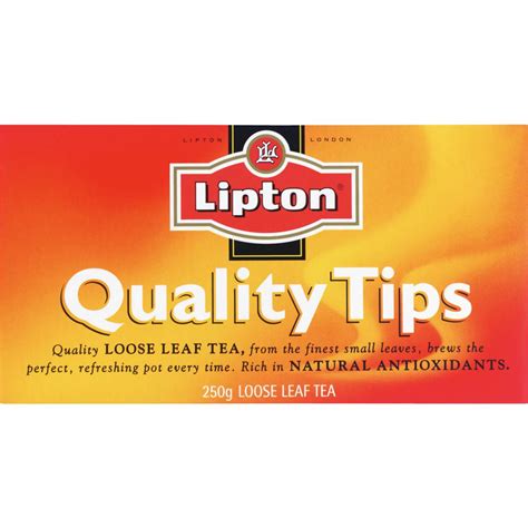 Lipton Quality Tips Loose Leaf Tea 250g | Woolworths