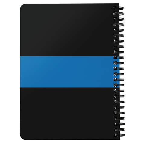 Thin Blue Line Spiralbound Notebook Journal - Thin Blue Line Shop